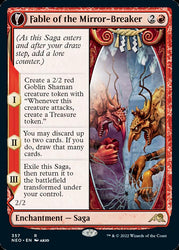 Fable of the Mirror-Breaker // Reflection of Kiki-Jiki (Showcase Soft Glow) [Kamigawa: Neon Dynasty] Magic: The Gathering