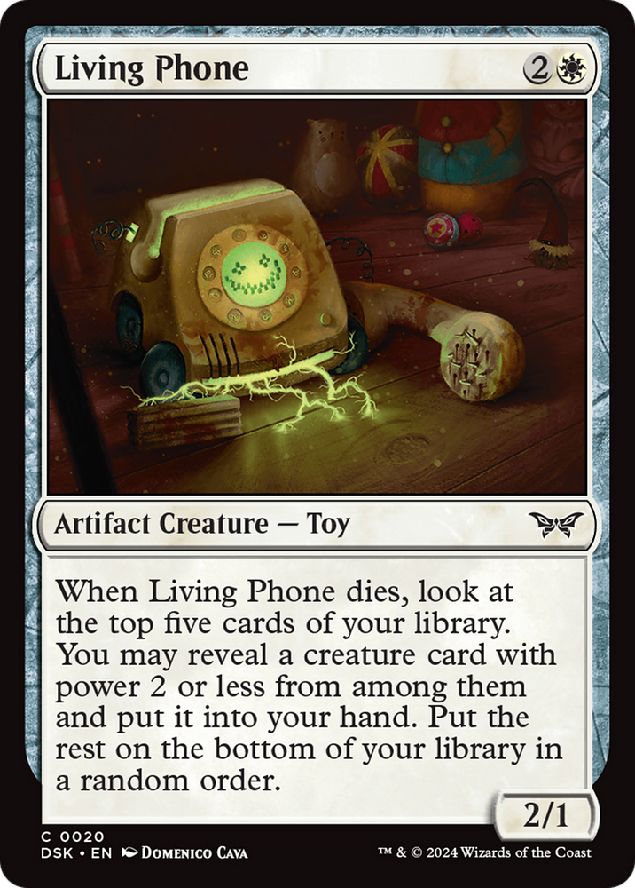Living Phone [Duskmourn: House of Horror] Magic: The Gathering