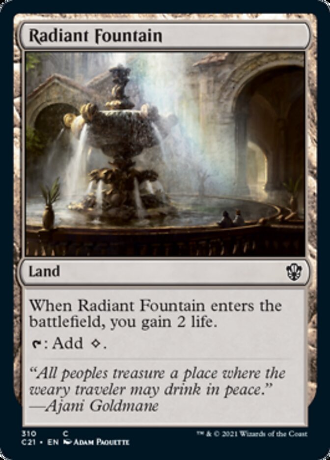 Radiant Fountain [Commander 2021] Magic: The Gathering