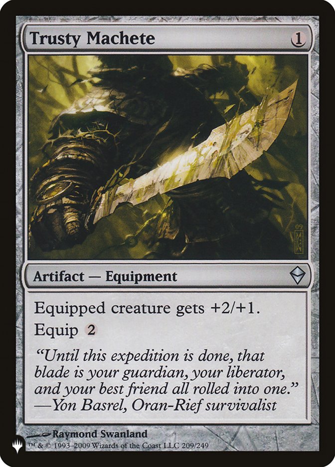 Trusty Machete [The List] Magic: The Gathering