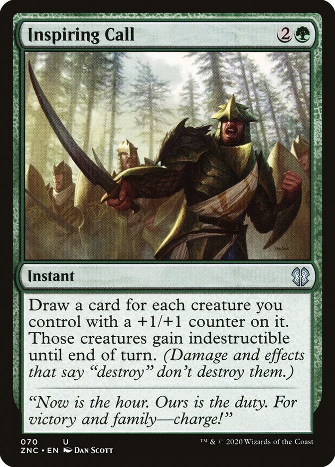 Inspiring Call [Zendikar Rising Commander] Magic: The Gathering
