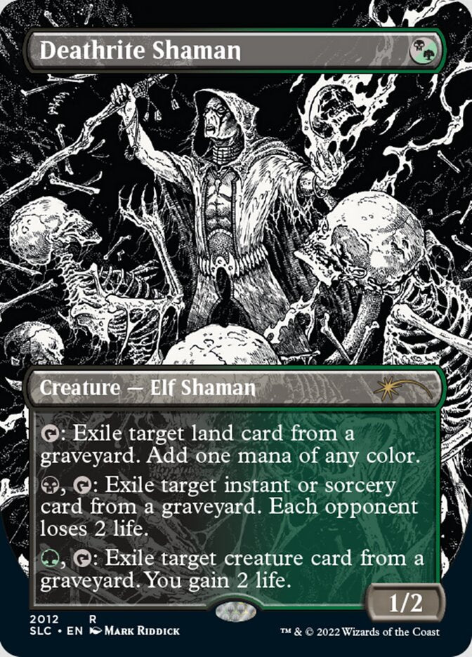Deathrite Shaman (Borderless) [Secret Lair Countdown Kit] Magic: The Gathering