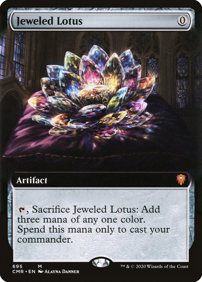 Jeweled Lotus (Extended Art) [Commander Legends] Magic: The Gathering