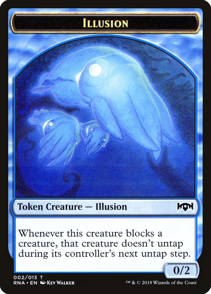 Illusion Token [Ravnica Allegiance Tokens] Magic: The Gathering