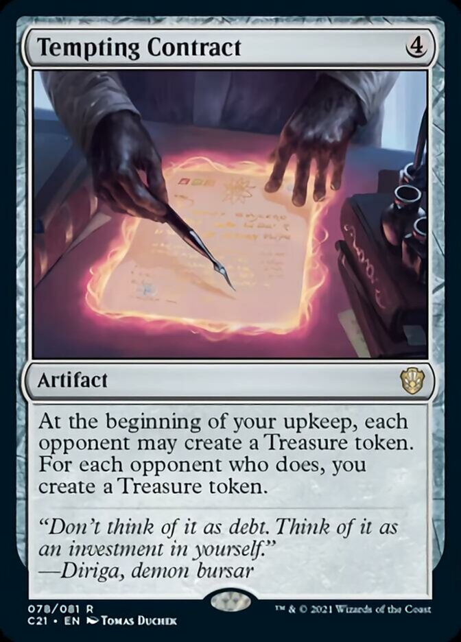 Tempting Contract [Commander 2021] Magic: The Gathering