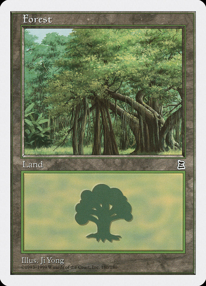 Forest (180) [Portal Three Kingdoms] Magic: The Gathering