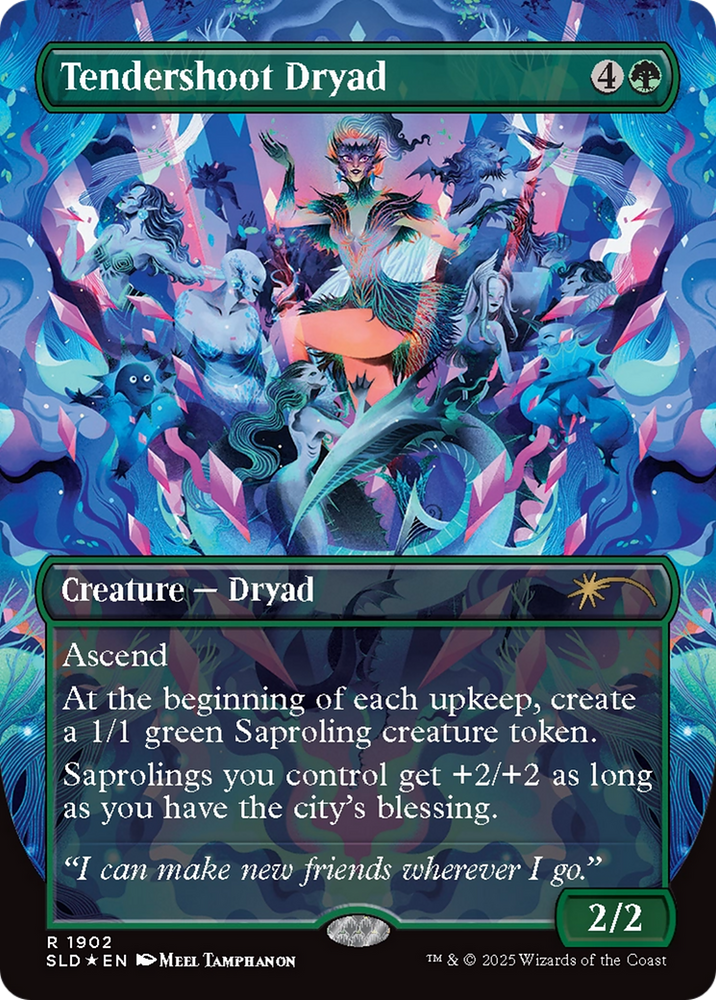Tendershoot Dryad (Double Rainbow Foil) [Secret Lair Drop Series] Magic: The Gathering