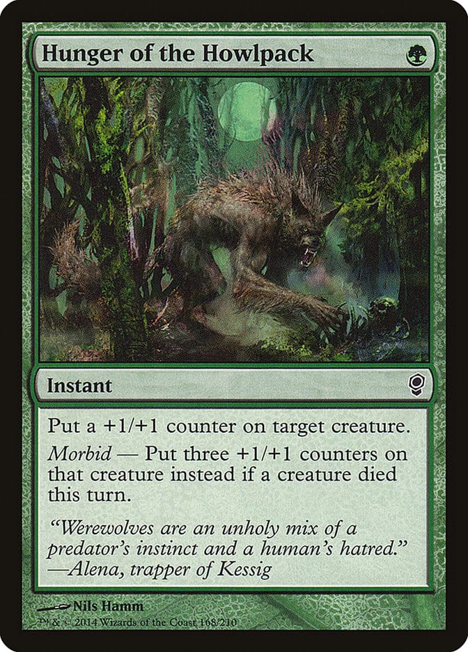 Hunger of the Howlpack [Conspiracy] Magic: The Gathering