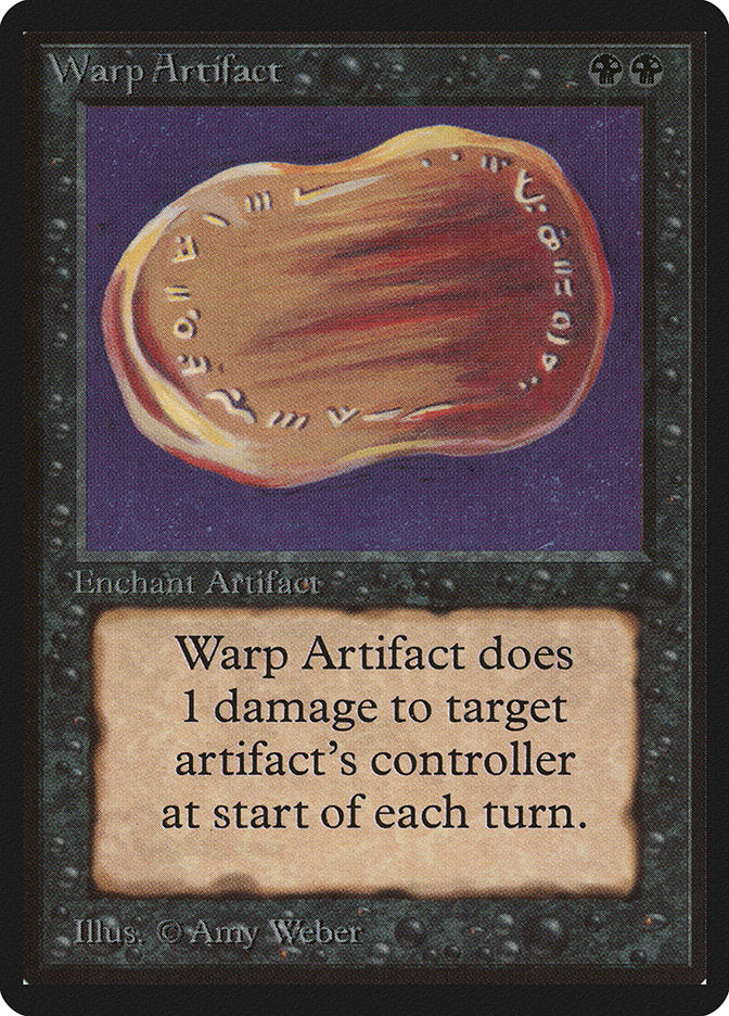Warp Artifact [Beta Edition] Magic: The Gathering