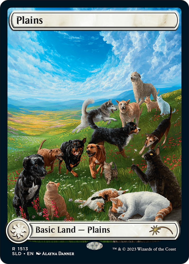 Plains (1513) [Secret Lair Commander Deck: Raining Cats and Dogs] Magic: The Gathering