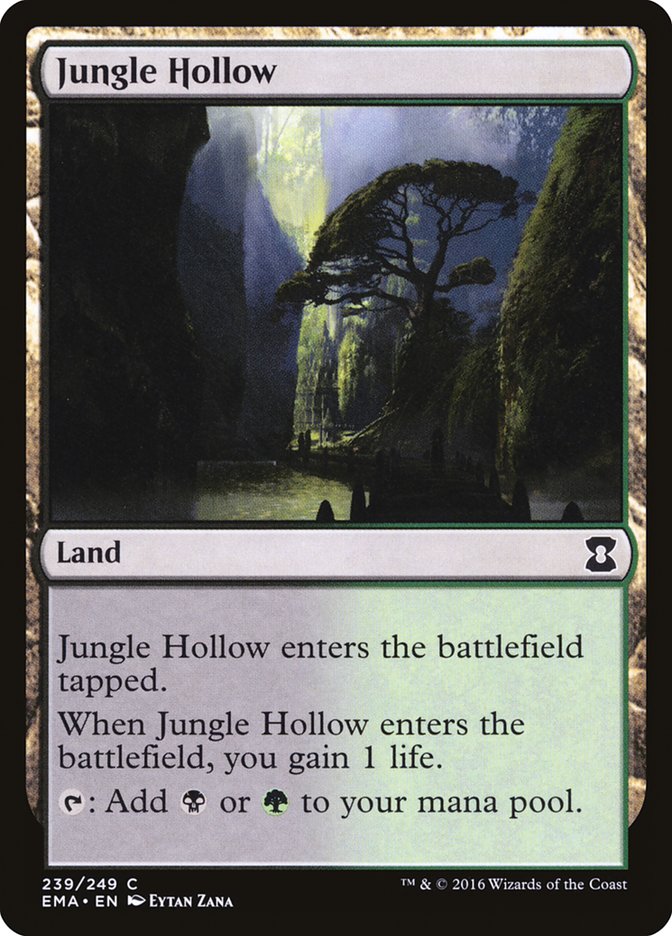 Jungle Hollow [Eternal Masters] Magic: The Gathering