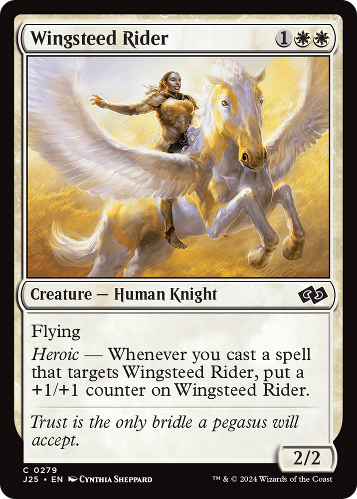 Wingsteed Rider [Foundations Jumpstart] Magic: The Gathering