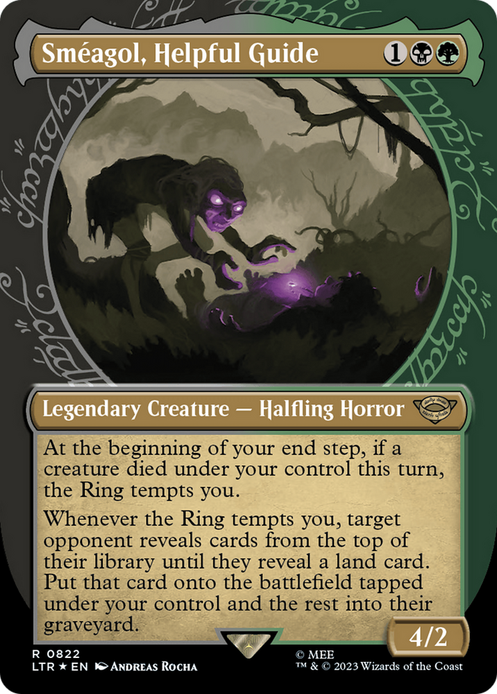 Smeagol, Helpful Guide (Showcase) (Surge Foil) [The Lord of the Rings: Tales of Middle-Earth] Magic: The Gathering