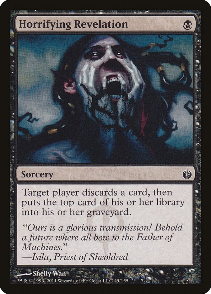 Horrifying Revelation [Mirrodin Besieged] Magic: The Gathering