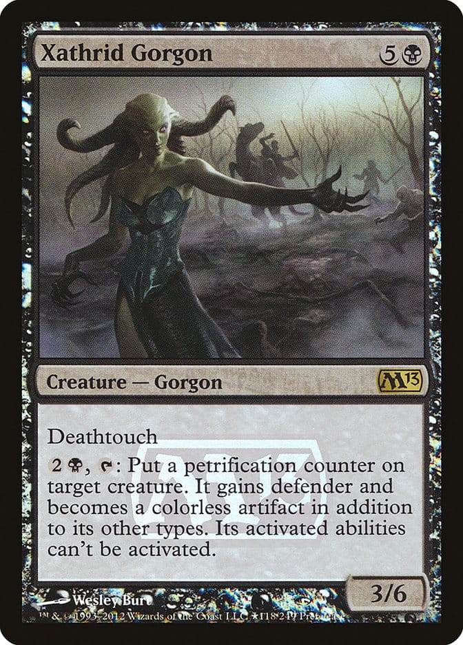 Xathrid Gorgon [Magic 2013 Prerelease Promos] Magic: The Gathering