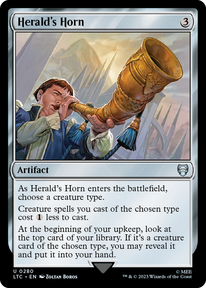 Herald's Horn [The Lord of the Rings: Tales of Middle-Earth Commander] Magic: The Gathering