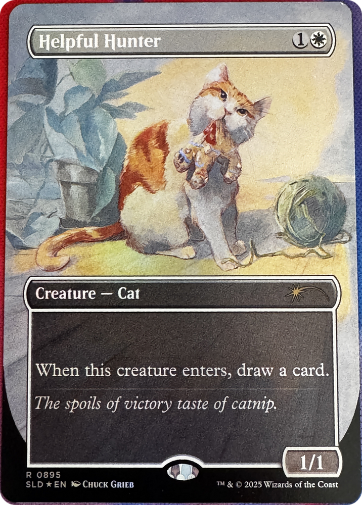 Helpful Hunter (0895) (Rainbow Foil) [Secret Lair Drop Series] Magic: The Gathering