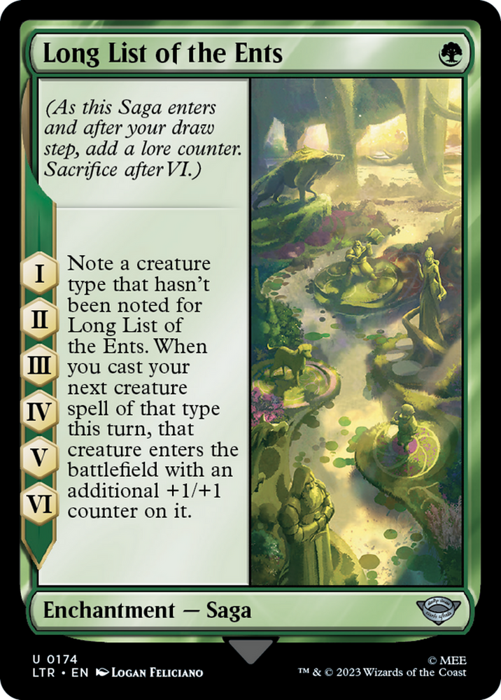 Long List of the Ents [The Lord of the Rings: Tales of Middle-Earth] Magic: The Gathering