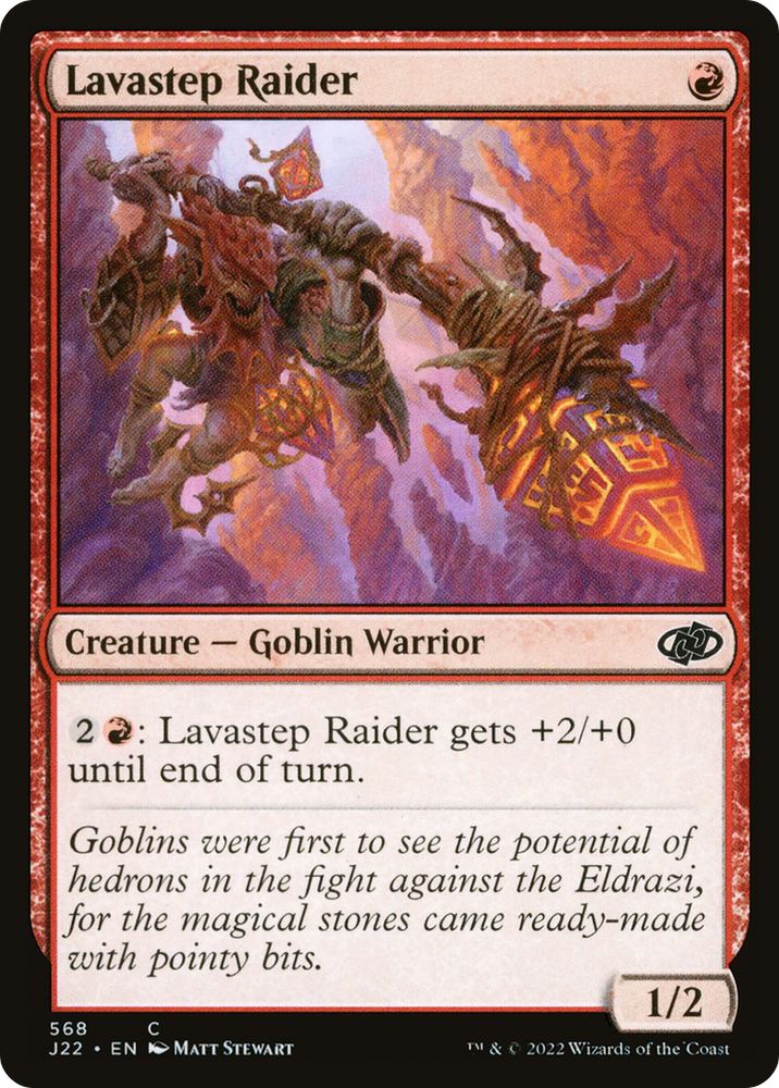Lavastep Raider [Jumpstart 2022] Magic: The Gathering
