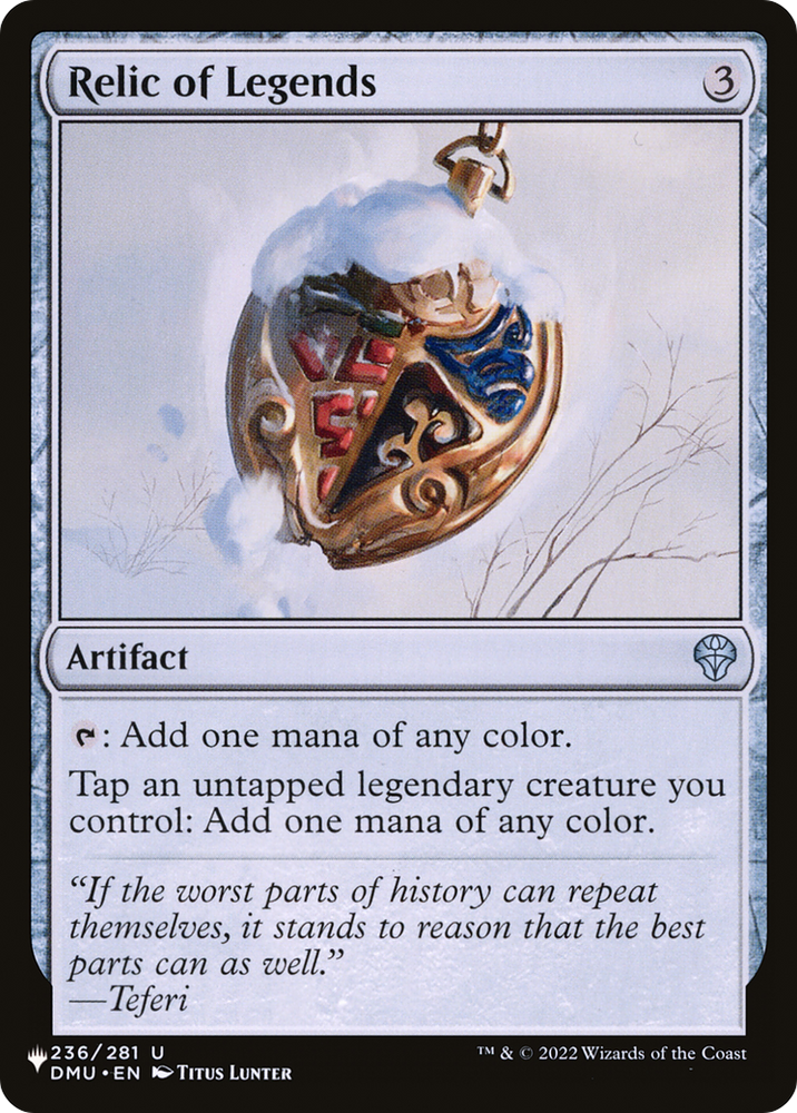 Relic of Legends [The List] Magic: The Gathering