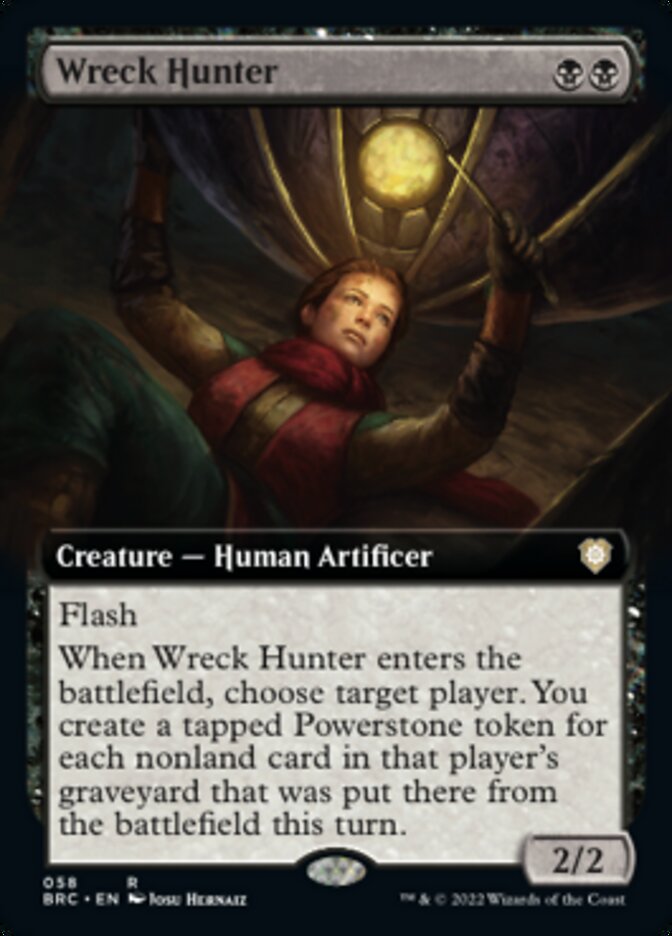 Wreck Hunter (Extended Art) [The Brothers' War Commander] Magic: The Gathering