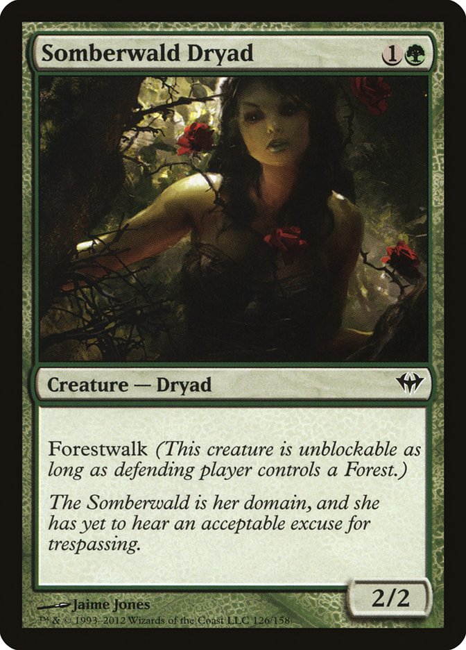 Somberwald Dryad [Dark Ascension] Magic: The Gathering