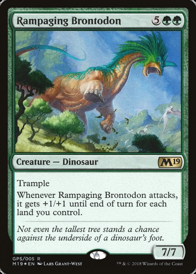 Rampaging Brontodon [Magic 2019 Gift Pack] Magic: The Gathering