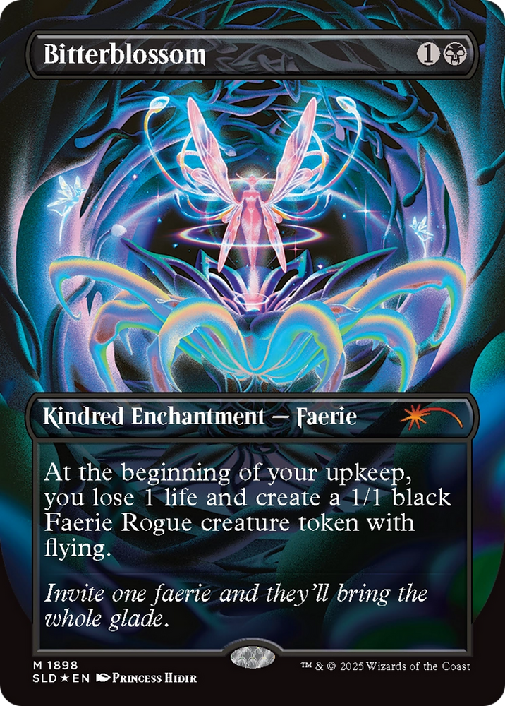 Bitterblossom (Double Rainbow Foil) [Secret Lair Drop Series] Magic: The Gathering