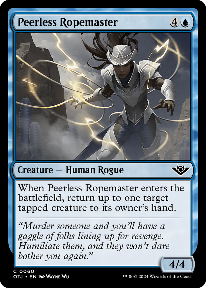 Peerless Ropemaster [Outlaws of Thunder Junction] Magic: The Gathering