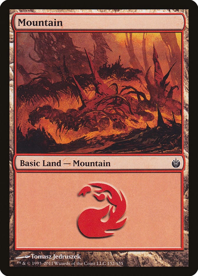 Mountain (152) [Mirrodin Besieged] Magic: The Gathering