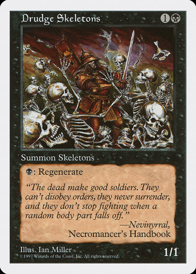 Drudge Skeletons [Fifth Edition] Magic: The Gathering
