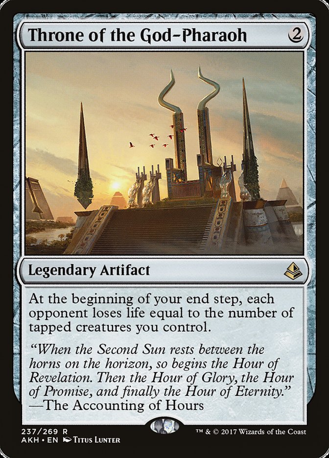 Throne of the God-Pharaoh [Amonkhet] Magic: The Gathering