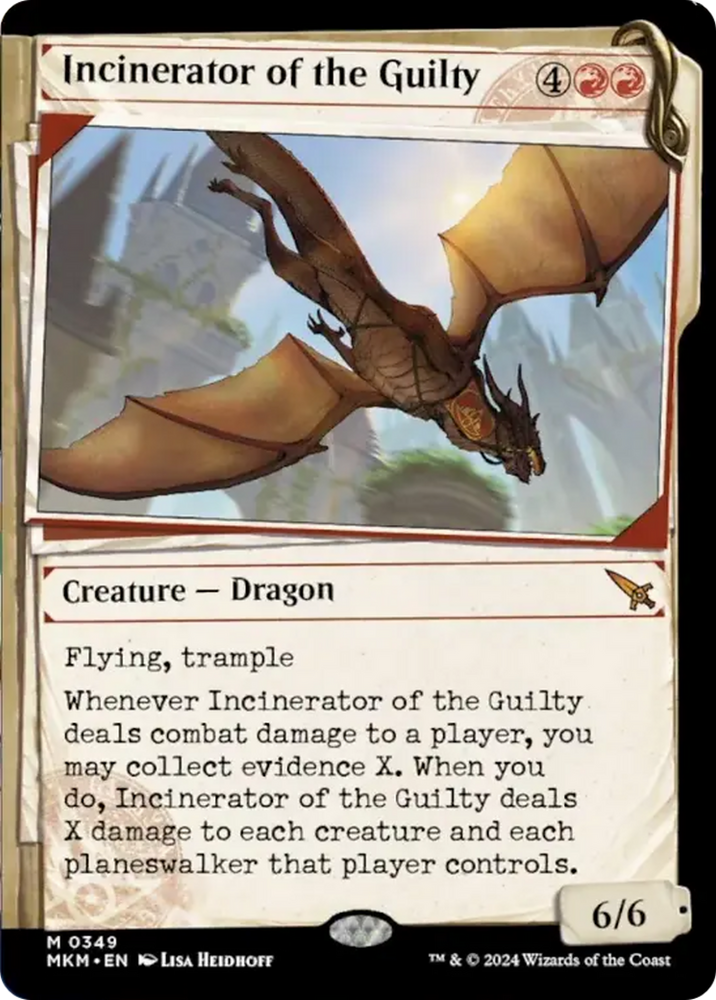 Incinerator of the Guilty (Showcase) [Murders at Karlov Manor] Magic: The Gathering