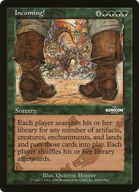 Incoming! (Oversized) [Oversize Cards] Magic: The Gathering