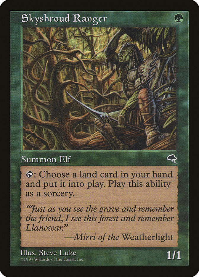 Skyshroud Ranger [Tempest] Magic: The Gathering
