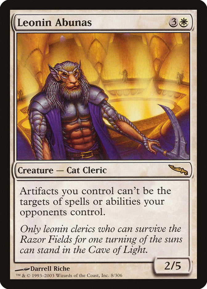 Leonin Abunas [Mirrodin] Magic: The Gathering