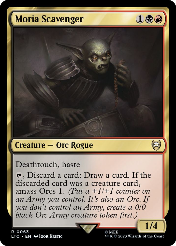 Moria Scavenger [The Lord of the Rings: Tales of Middle-Earth Commander] Magic: The Gathering