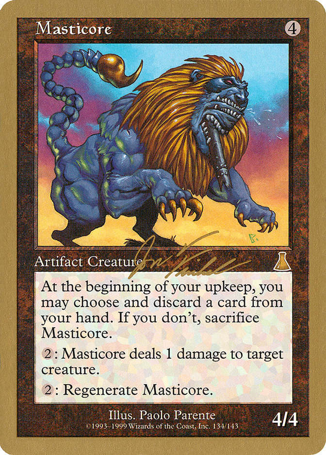 Masticore (Jon Finkel) [World Championship Decks 2000] Magic: The Gathering