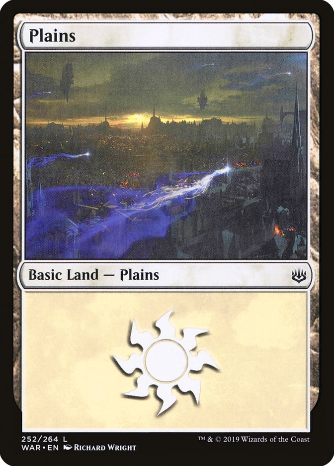 Plains (252) [War of the Spark] Magic: The Gathering