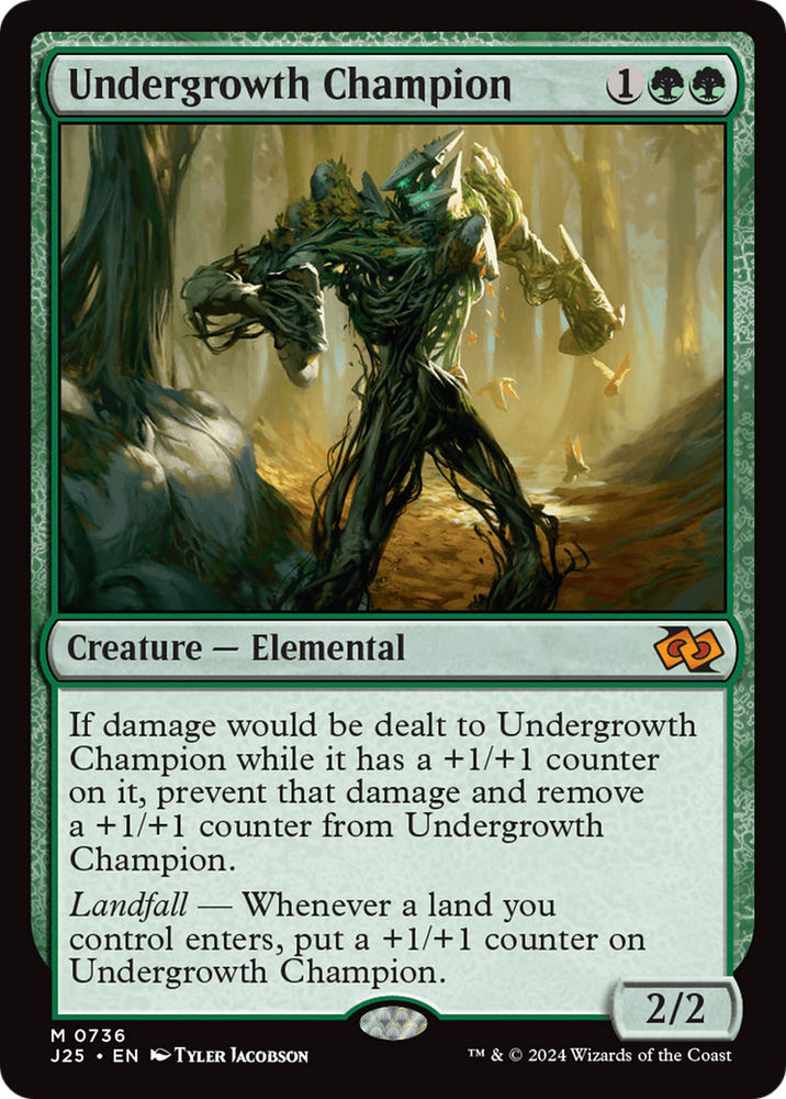 Undergrowth Champion [Foundations Jumpstart] Magic: The Gathering