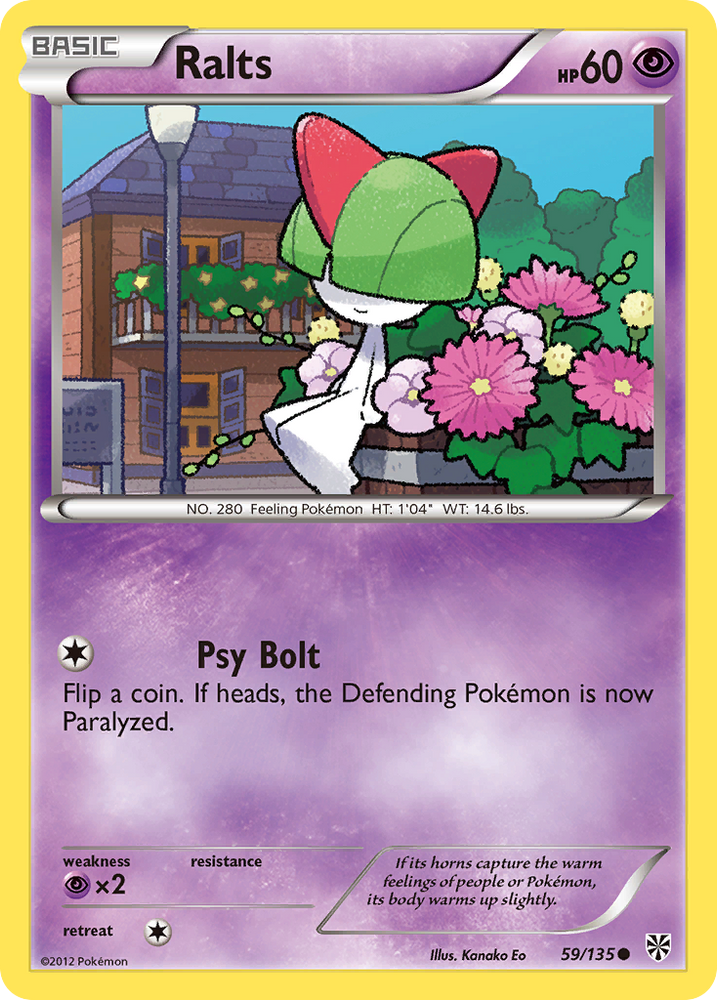 Ralts (59/135) [Black & White: Plasma Storm] Pokémon