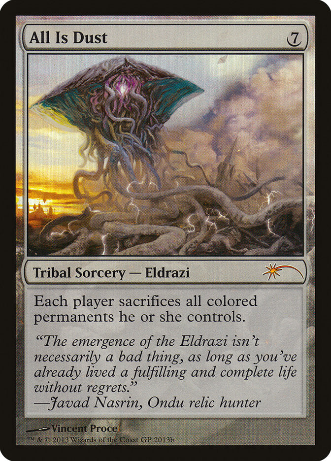All Is Dust (Grand Prix) [Grand Prix Promos] Magic: The Gathering