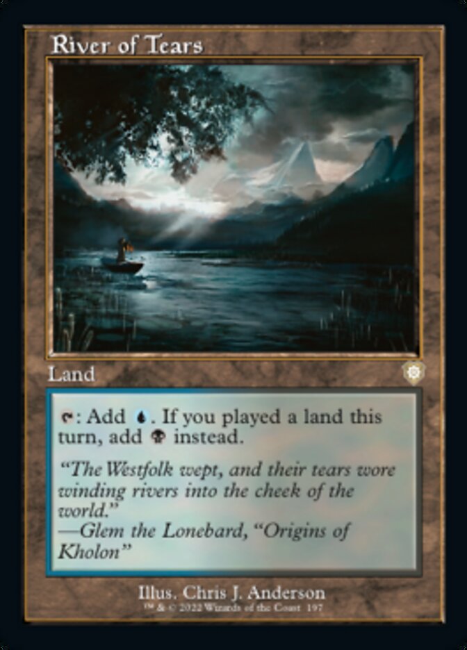 River of Tears (Retro) [The Brothers' War Commander] Magic: The Gathering