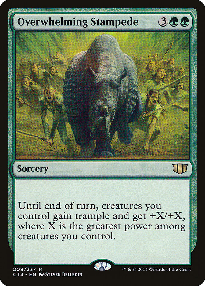 Overwhelming Stampede [Commander 2014] Magic: The Gathering