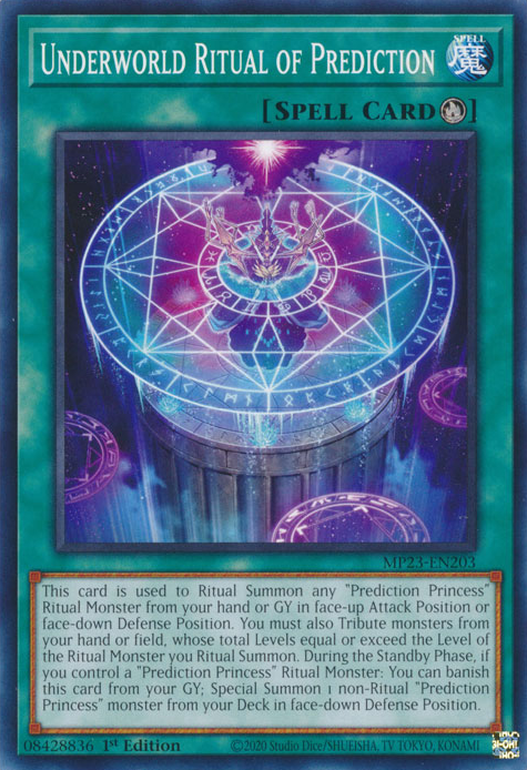Underworld Ritual of Prediction [MP23-EN203] Common - Yugioh Cards For Your TCG Needs!