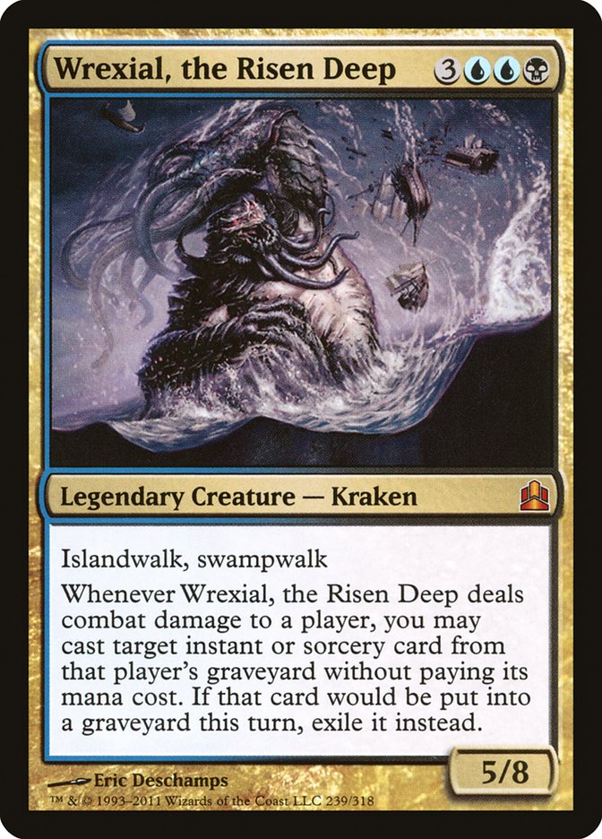 Wrexial, the Risen Deep [Commander 2011] Magic: The Gathering