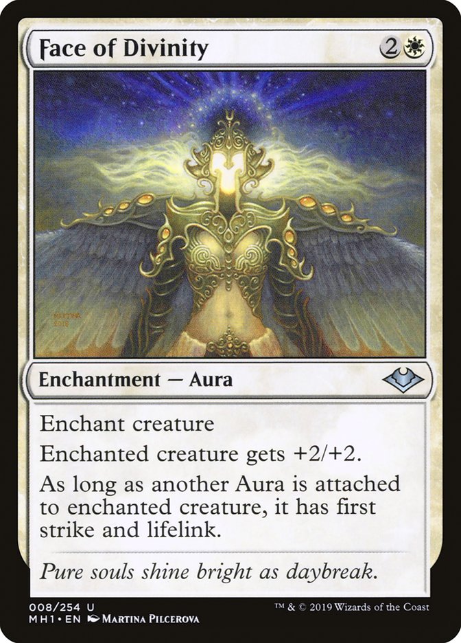 Face of Divinity [Modern Horizons] Magic: The Gathering