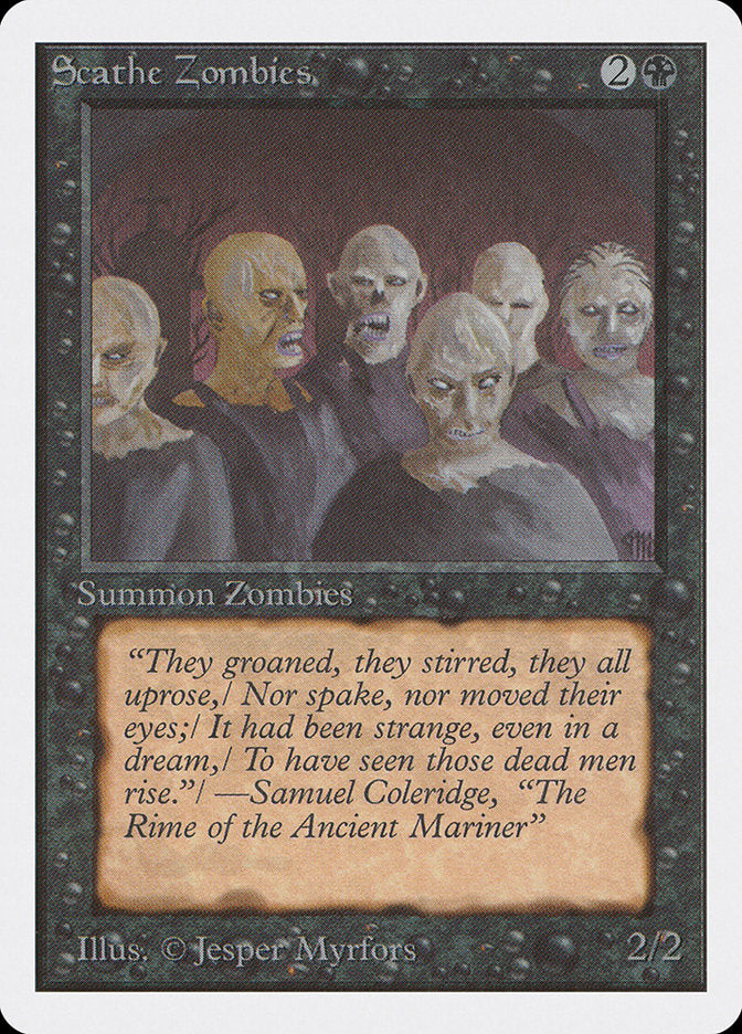 Scathe Zombies [Unlimited Edition] Magic: The Gathering