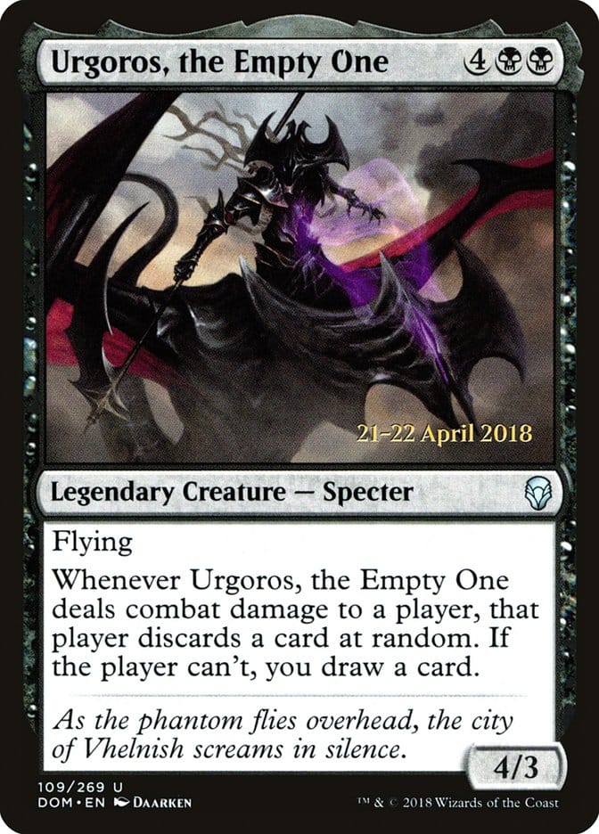 Urgoros, the Empty One [Dominaria Prerelease Promos] Magic: The Gathering