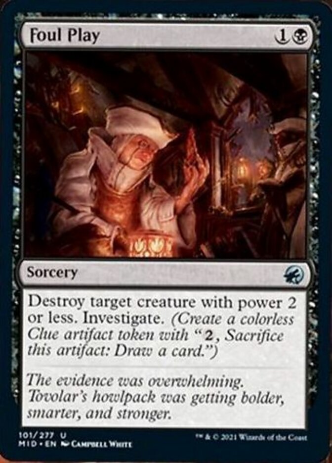 Foul Play [Innistrad: Midnight Hunt] Magic: The Gathering